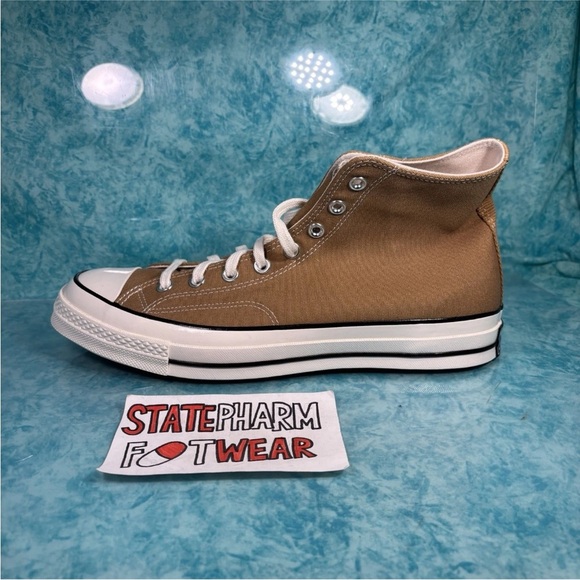 Converse Chuck 70 Light Brown Men’s Canvas High Top Shoes Sneakers Size 12 - Picture 3 of 5